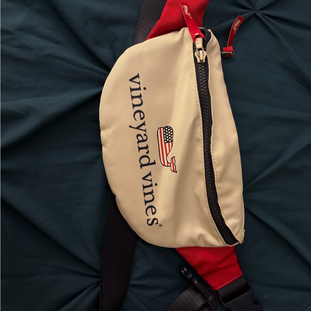 Vineyard Vines Red, White and Blue Belt Bag